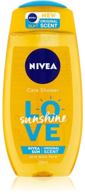 Nivea Love Sunshine felfrissítő tusfürdő gél aleo verával  250 ml