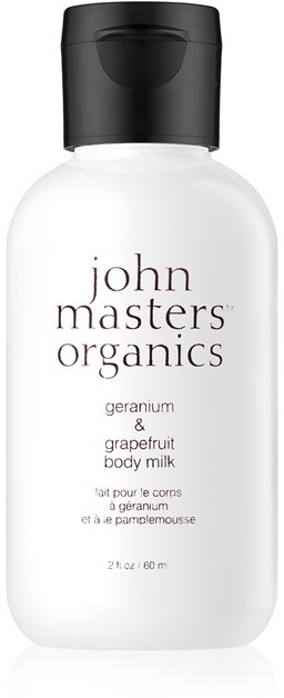 John Masters Organics Geranium & Grapefruit testápoló tej  60 ml