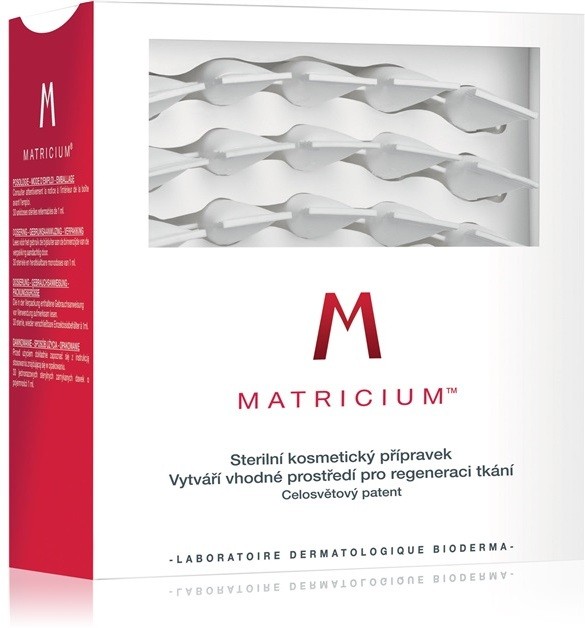 Bioderma Matricium helyi ápolás az arcbőr regenerálására és megújítására  30x1 ml