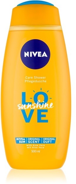 Nivea Love Sunshine felfrissítő tusfürdő gél aleo verával  500 ml