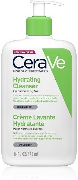 CeraVe Cleansers tisztító emulzió hidratáló hatással  473 ml