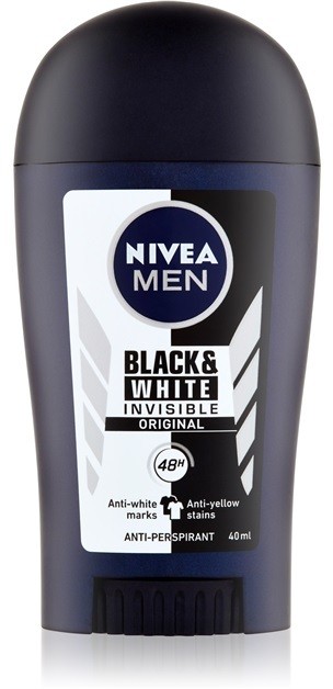 Nivea Men Invisible Black & White izzadásgátló a fehér és sárga foltok ellen 48h  40 ml