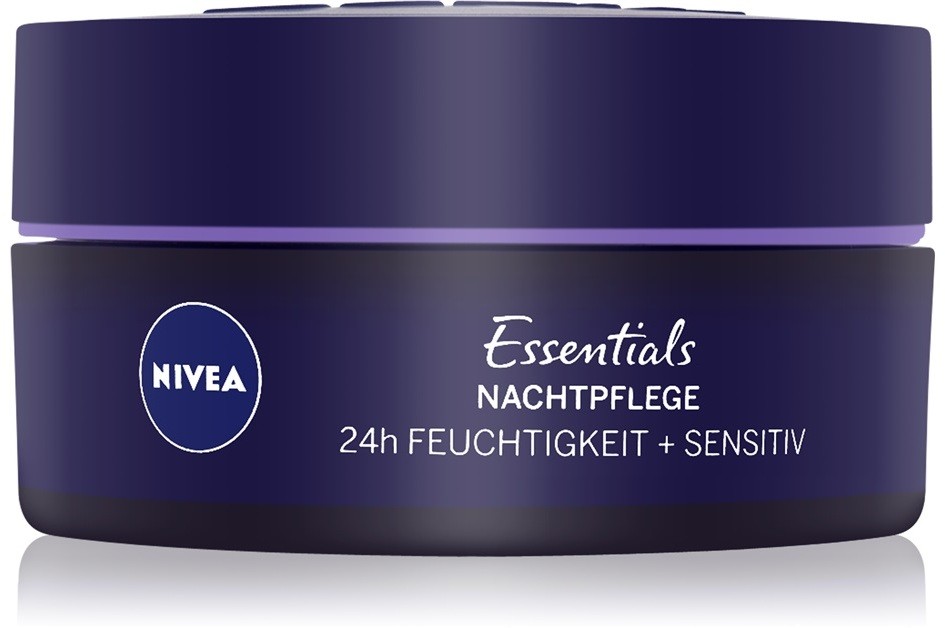 Nivea Essentials nyugtató éjszakai krém az érzékeny arcbőrre  50 ml
