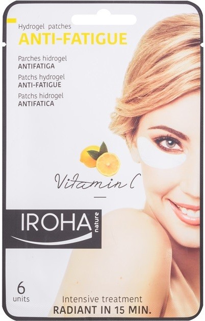 Iroha Anti - Fatigue Vitamin C hidrogél maszk a szem körül 3 x 2 db