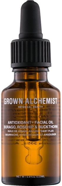 Grown Alchemist Activate intenzív antioxidáns olaj az arcra nappal és éjszaka vadrózsa és varjútövis  25 ml