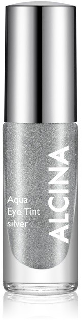 Alcina Summer Breeze Aqua Eye Tint kétfázisú szemhéjfesték fém  árnyalat Silver 5 ml