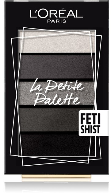 L’Oréal Paris La Petite Palette szemhéjfesték paletták árnyalat Fetish 5 x 0,8 g