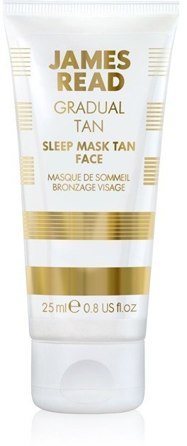 James Read Gradual Tan önbarnító éjszakai hidratáló maszk az arcra  25 ml