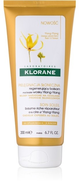 Klorane Ylang-Ylang megújító kondicionáló nap által károsult haj  200 ml