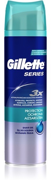 Gillette Series Protection borotválkozási gél 3 az 1-ben  200 ml