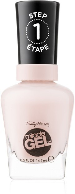 Sally Hansen Miracle Gel™ géles körömlakk UV/LED lámpa használata nélkül árnyalat 187 Sheer Happiness 14,7 ml