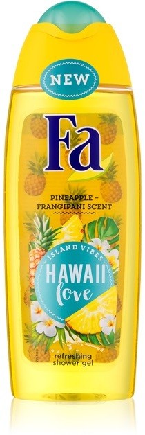 Fa Island Vibes Hawaii Love felfrissítő tusfürdő gél  250 ml