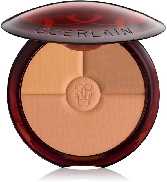 Guerlain Terracotta Sun Trio bronzosító és kontúrozó púder árnyalat Foncé/Deep 10 g