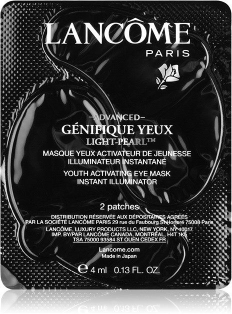 Lancôme Génifique Advanced Yeux Light-Pearl™ maszk szemre tapasz formájában a bőr fiatalításáéer  6 x 2 db