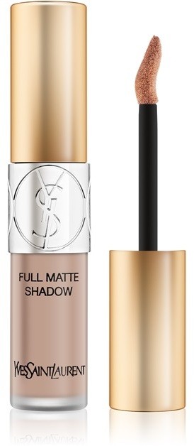 Yves Saint Laurent Full Matte Shadow folyékony szemhéjfesték matt hatással árnyalat 4 Innocent Beige 4,5 ml