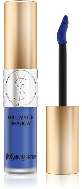 Yves Saint Laurent Full Matte Shadow folyékony szemhéjfesték matt hatással árnyalat 6 Rebel Blue 4,5 ml