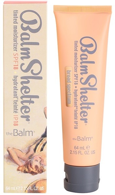 theBalm BalmShelter hidratáló krém tonizáló SPF 18 árnyalat Medium SPF 18  64 ml