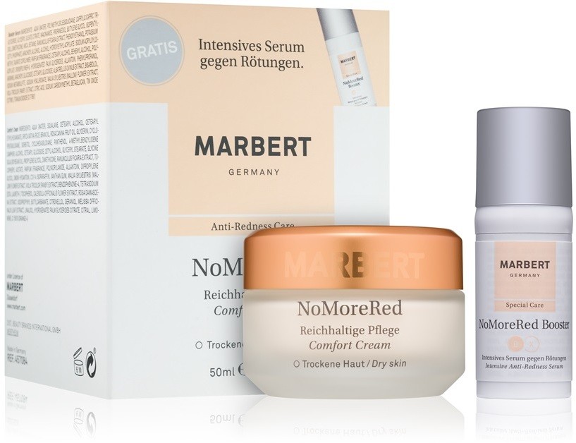 Marbert Anti-Redness Care NoMoreRed nyugtató krém száraz bőrre + ajándék Intensive Anti-redness serum 5 ml 50 ml