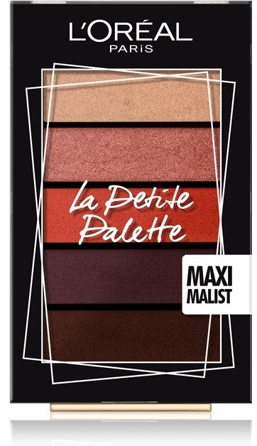 L’Oréal Paris La Petite Palette szemhéjfesték paletták árnyalat Maximalist 5 x 0,8 g