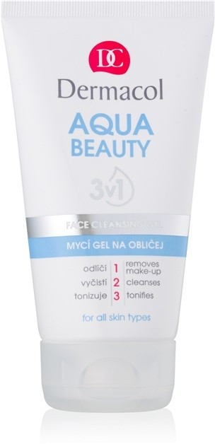 Dermacol Aqua Beauty arclemosó gél 3 az 1-ben  150 ml