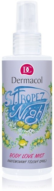 Dermacol Body Love Mist St. Tropez Night parfümözött spray a testre  150 ml