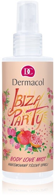 Dermacol Body Love Mist Ibiza Party parfümözött spray a testre  150 ml