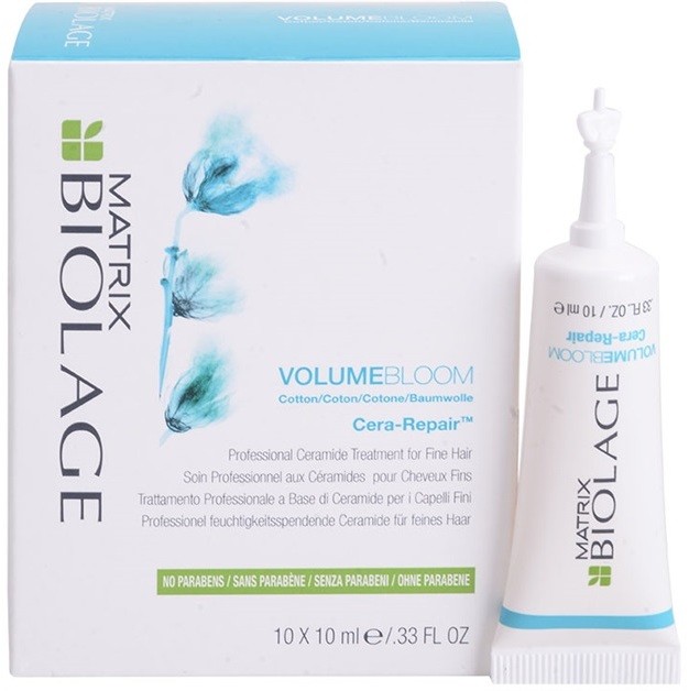 Matrix Biolage Volume Bloom Cera-Repair hajkúra a finom hajért  10x10 ml