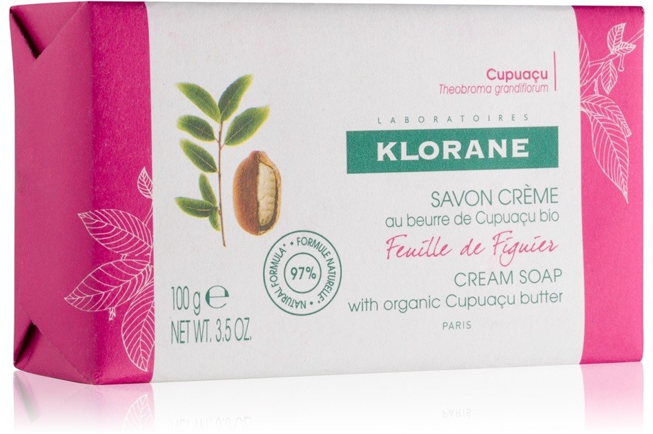 Klorane Cupuaçu Feuille de Figuier szappan  100 g