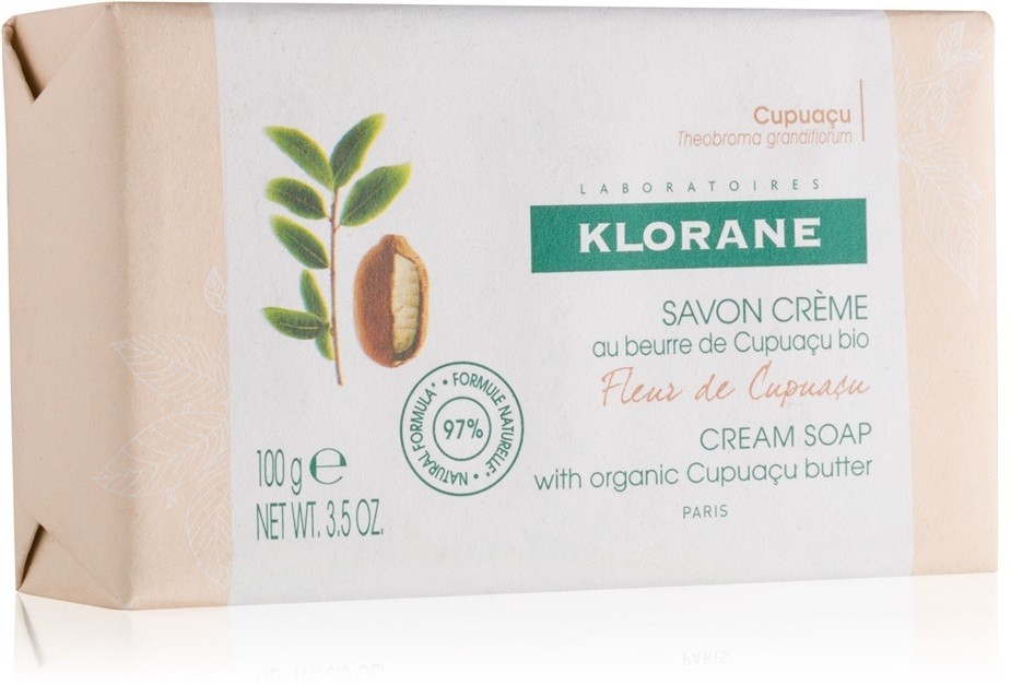 Klorane Cupuaçu Fleur de Cupuacu szappan  100 g