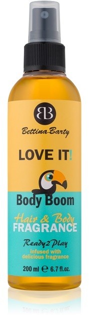 Bettina Barty Love It! test spray egzotikus gyümölcs illattal  200 ml