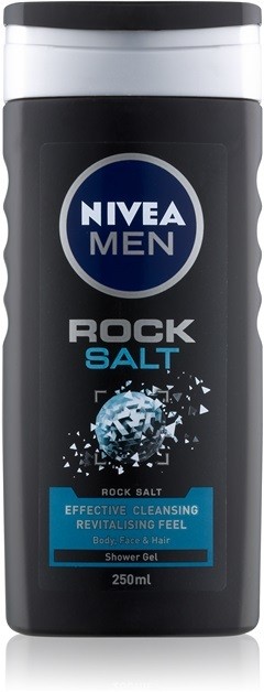 Nivea Men Rock Salt tusfürdő gél  arcra, testre és hajra  250 ml