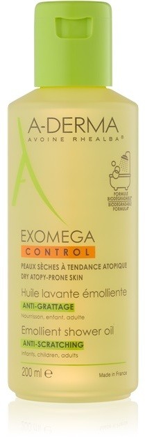 A-Derma Exomega hidratáló tusoló olaj száraz és atópiás bőrre  200 ml