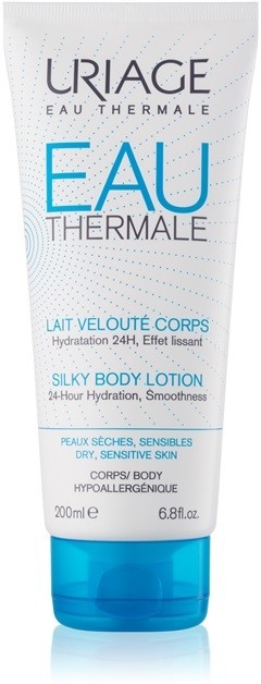 Uriage Eau Thermale selymes testápló száraz és érzékeny bőrre  200 ml