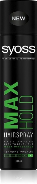 Syoss Max Hold hajlakk extra erős fixáló hatású  300 ml