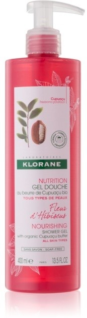 Klorane Cupuaçu Fleur d'Hibiscus tápláló testápoló krém  400 ml