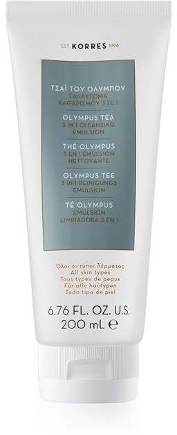 Korres Olympus Tea tisztító emulzió 3 az 1-ben  200 ml