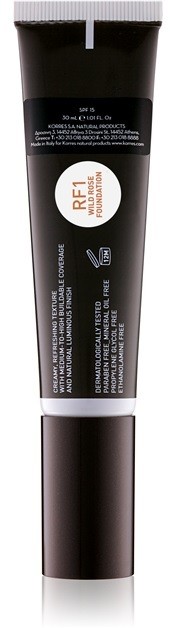 Korres Face Wild Rose élénkítő make-up SPF 15 árnyalat RF1 30 ml