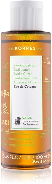 Korres Basil Lemon kölnivíz nőknek 100 ml
