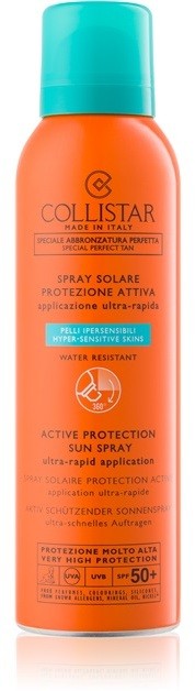 Collistar Sun Protection védő spray arcra és testre SPF 50+  150 ml