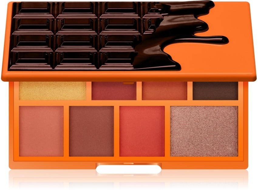 I Heart Revolution Mini Chocolate szemhéjfesték paletták árnyalat Choc Orange 2 x 1,5 g + 6 x 1,2 g