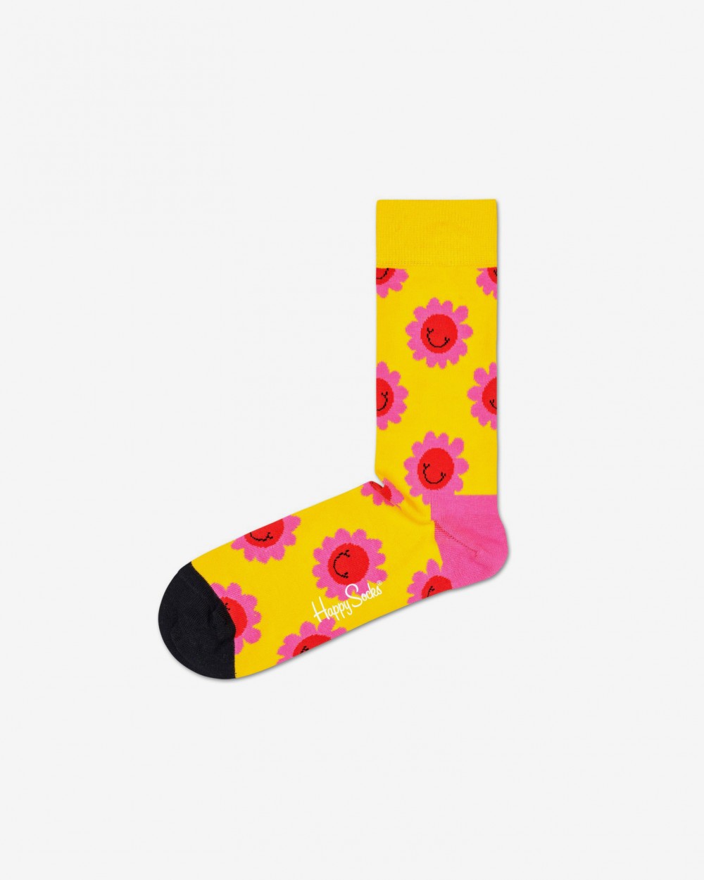 Smile Flower Zokni Happy Socks