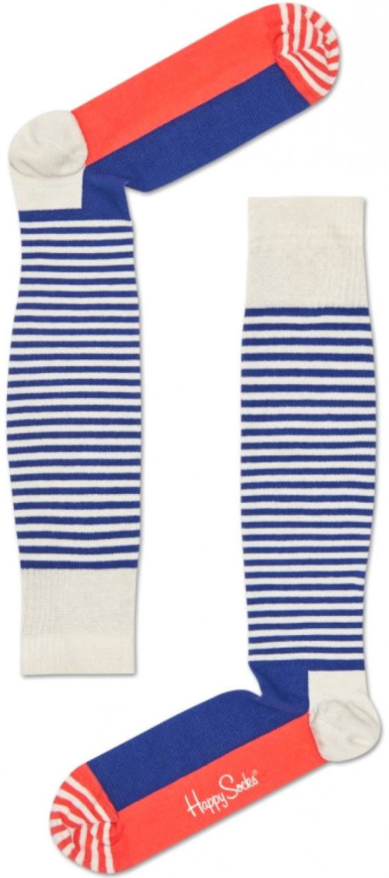 Compression Half Stripe Zokni Happy Socks