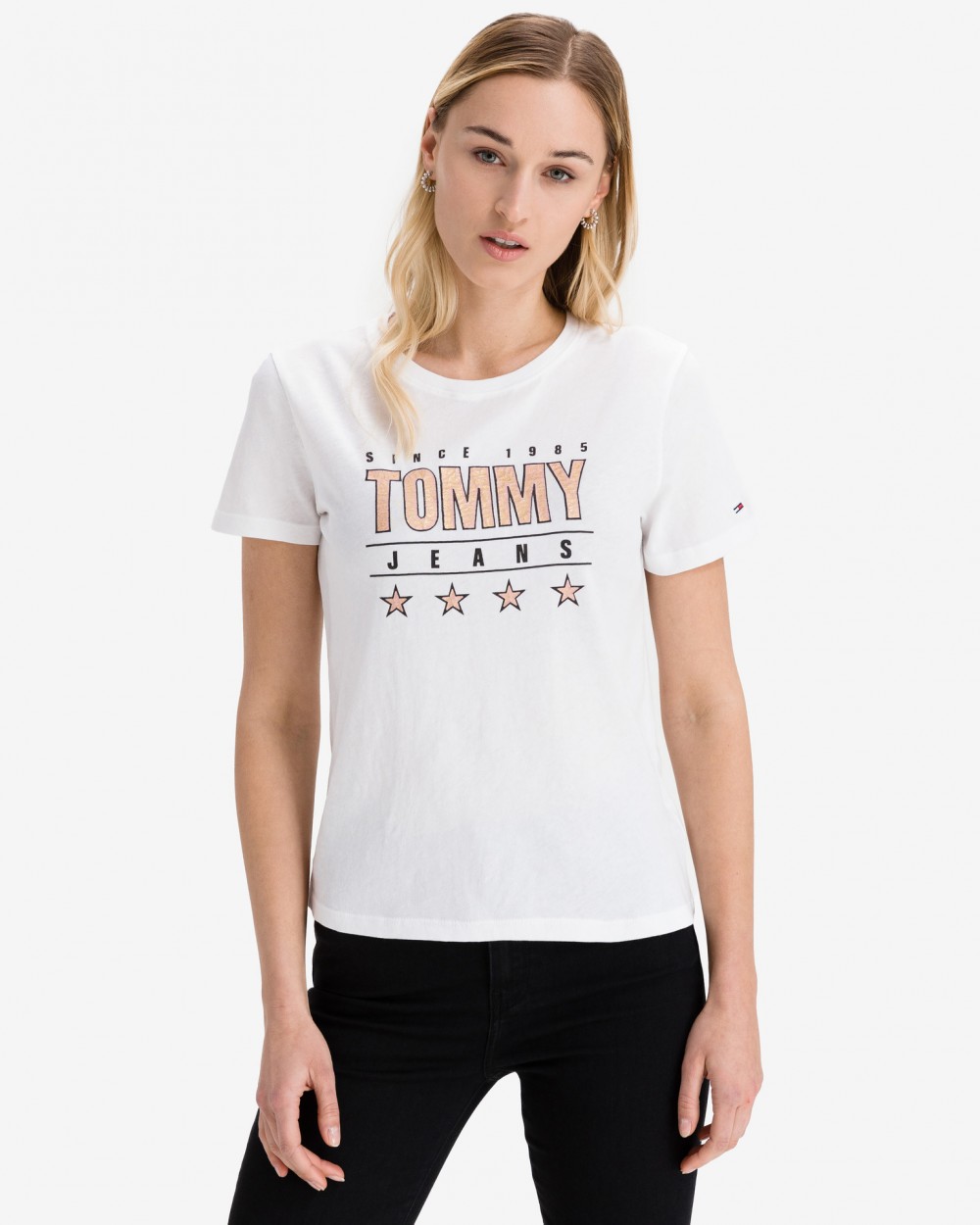 Slim Metallic Póló Tommy Jeans