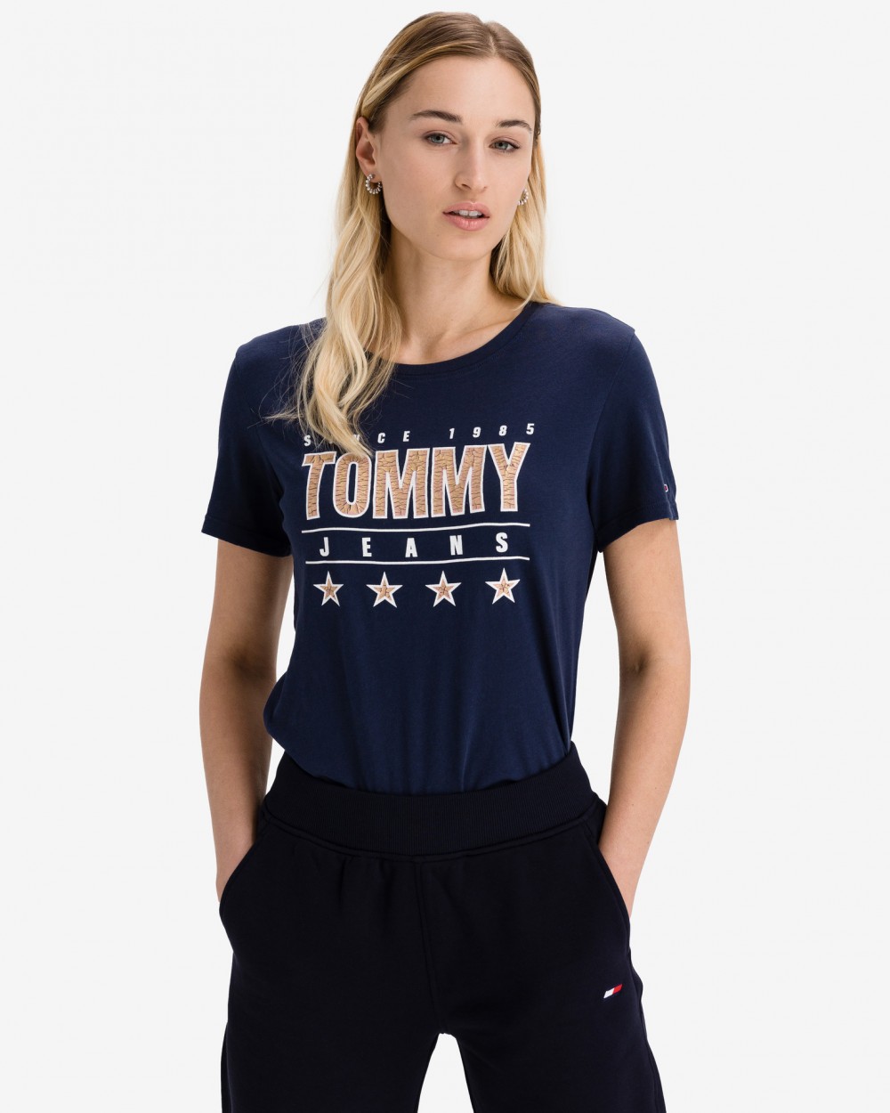 Slim Metallic Póló Tommy Jeans