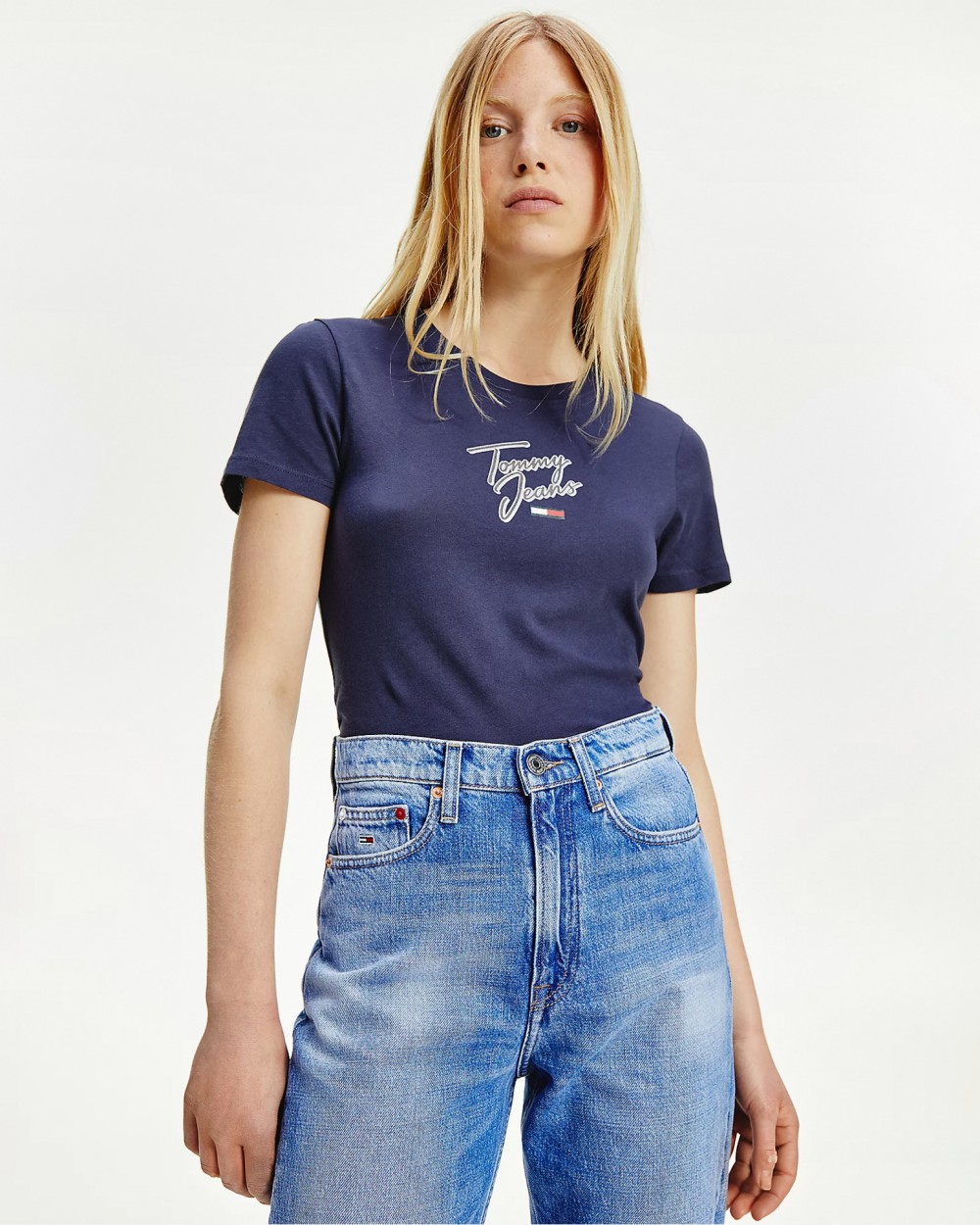 Skinny Script Tee Tričko Tommy Jeans