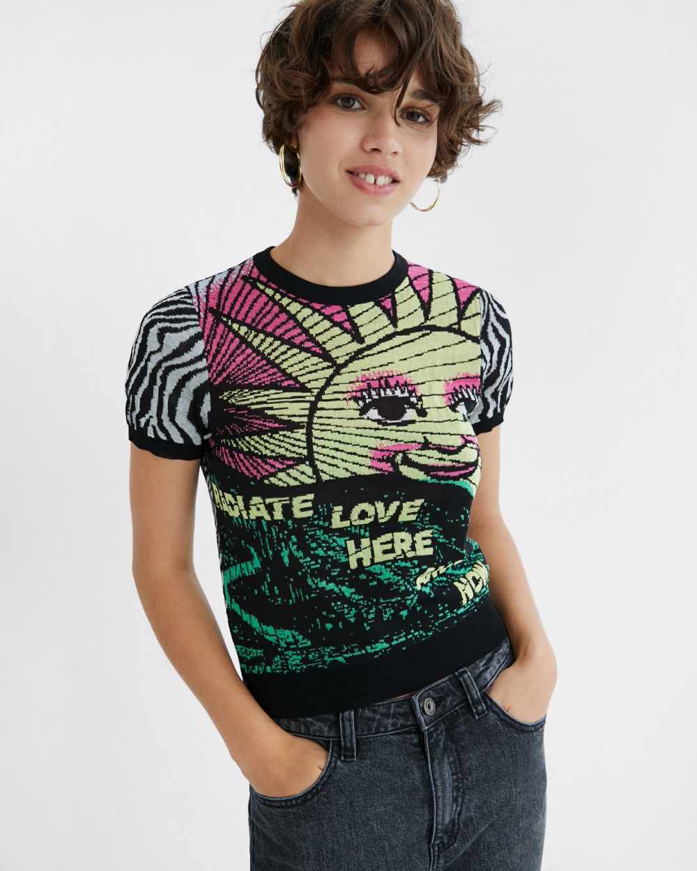 Radiate Love Póló Desigual