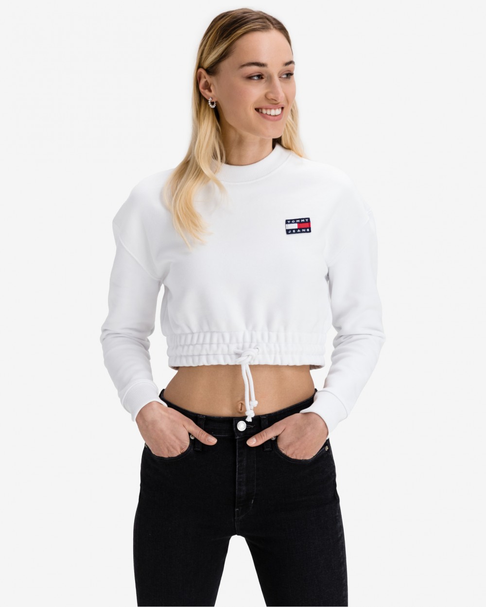 Super Cropped Badge Melegítőfelső Tommy Jeans