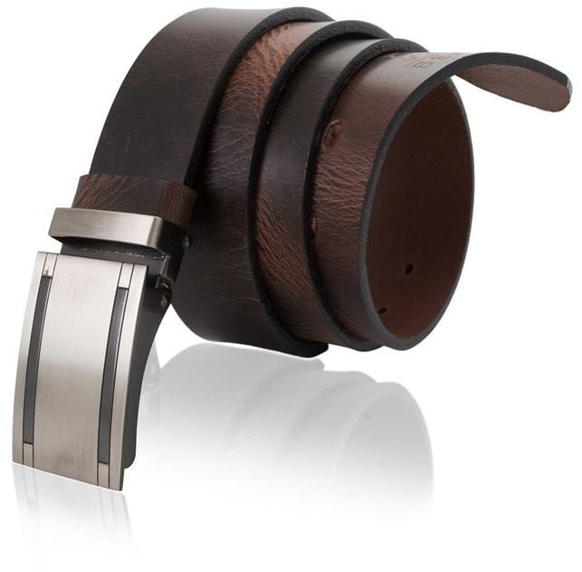 Minőségi sötét barna bőr öv Belfort E