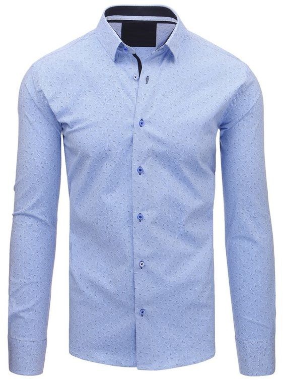 Halvány kék ing mintával