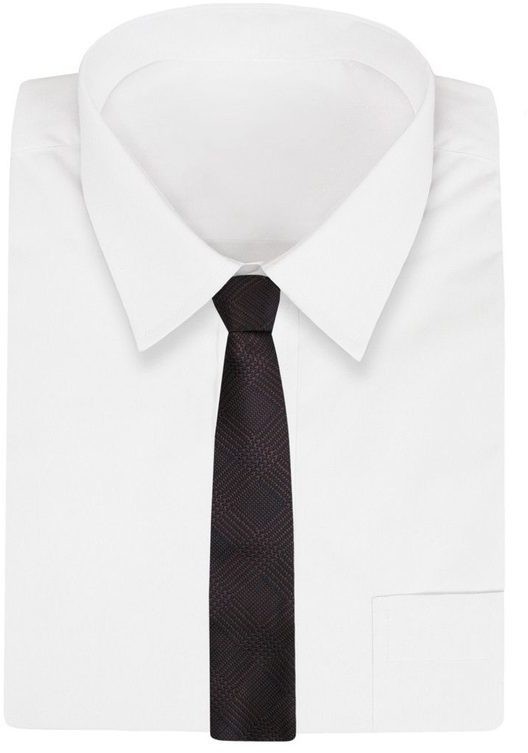 Barna fekete elegáns nyakkendő